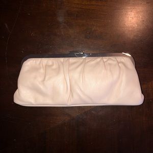 Soft pink Express clutch New without the tags